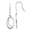 Sophia Jewelers Sterling Silver Diamond Dangle Earrings with Rhodium Polish