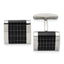 Black IP-Plated Laser Design Square Cufflinks in Stainless Steel