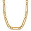 14K Polished Fancy Link Necklace