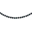 14k White Gold 6-7mm Black Round Akoya Saltwater Cultured Pearl 16 inch Necklace