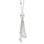 Sterling Silver 925 Beaded Tassel Necklace with Polished Finish for Women
