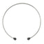 Stainless Steel Polished with Hematite Flexible Neck Wire