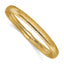 14K Polished Stretch Slip on Bracelet