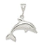 Sophia Jewelers Men's 925 Sterling Silver Polished Dolphin Pendant