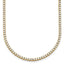 14k 6 carat Lab Grown Diamond VS/SI+ G+ Complete Round 24 inch Straight Tennis Necklace