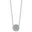 14kw 3/4 ctw Lab Grown Diamond VS+ F+ Heart Cluster Necklace