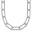 True Origin 14k White Gold 8 5/8 carat Lab Grown Diamond VS+ F+ 18 inch Link Necklace
