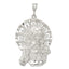 Sterling Silver 925 Ecce Homo Pendant with Polished Anti-Tarnish Finish
