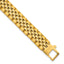 14k Brushed and Polished 12mm Fancy Link 8.5 inch Mens Bracelet