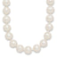 14k Polished 9-10mm Near-Round White Freshwater Cultured Pearl 18 inch Necklace