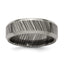 Beveled-Edge Comfort-Fit Wedding Band in Titanium, 7mm