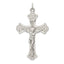 Sterling Silver 925 INRI Crucifix Pendant with Polished Palladium Finish