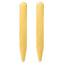 Kelly Waters Brass Pair of Two 3 inch Engravable Collar Stays