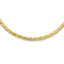 14k Two-tone Reversible Adjustable Omega