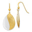 Sterling Silver Rh-plt and Gold-tone Radiant Essence Dangle Earrin