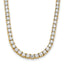 14k 10 carat Lab Grown Diamond VS/SI+ G+ Complete 16 inch Tennis Necklace