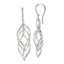 Twisted Dangle Earrings in Sterling Silver
