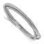 Sterling Silver Rhodium-plated 3 Intertwined Stretch Mesh Bracelets