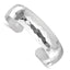 Sophia Jewelers Sterling Silver 925 Hammered Slip-On Cuff Bangle