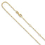 Adjustable Singapore Chain in 10K Yellow Gold, 1.25mm