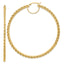 14k Polished and D/C Rope 2.95mm Hoop Earrings