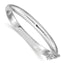 Sophia Jewelers Sterling Silver Baby Bangle with Safety Clasp Polished Finish
