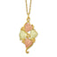 10K Tri-Color Gold Necklace with Themed Pendant by Sophia Jewelers