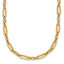14K Polished Fancy Link Necklace