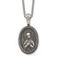 Our Lady of Guadalupe Pendant Necklace in Stainless Steel