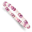 Sophia Jewelers Multicolor Freshwater Pearl Stretch Bracelet Handmade Elegance