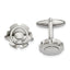 Polished Stainless Steel Cuff Links
