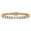 14k 11 1/8 carat Lab Grown Diamond VS/SI+ G+ Complete Tennis Bracelet