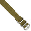 Military Ballistic Nylon Watch Band in Olive Green, 18mm