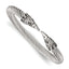 Stainless Steel Antiqued and Polished Eagle Cuff Bangle Bracelet for Women