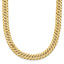 14K Polished and Satin Reversible Fancy Curb Necklace