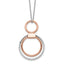 Sterling Silver Rh-p Rose-tone Polished with 2in ext. Necklace