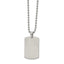 Reversible Dog Tag Necklace in Stainless Steel, 22"