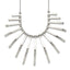 Chisel Stainless Steel Polished Bars and Beads on a 19 inch Snake Chain with a 2 inch Extension Necklace