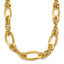 Sophia Jewelers 14K Gold Polished Fancy Link 18in Women's Necklace