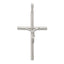 Sterling Silver 925 Hollow Crucifix Pendant with Polished Anti-Tarnish Finish