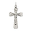 Sophia Jewelers Sterling Silver 925 Polished INRI Crucifix 3D Pendant