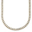 14k 15 carat Lab Grown Diamond VS/SI+ G+ Complete Round 20 inch Straight Tennis Necklace