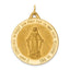 14K Miraculous Medal Pendant