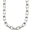 Polished Square Link Necklace in Stainless Steel, 6mm