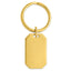 Gold-plated Kelly Waters Satin Rectangle Key Ring