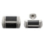 Black Titanium & Stainless Steel Cuff Links by Edward Mirell
