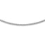 Sterling Shimmer Sterling Silver Rhodium-plated 18 inch 163 Stone CZ Riviera Necklace