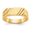 14k 5.5x5.5mm Open Back Signet Ring