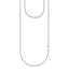 Sideways Cross Necklace in Stainless Steel, 18"