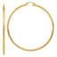 14k Lightweight 3mm Diamond-cut Hoop Earrings